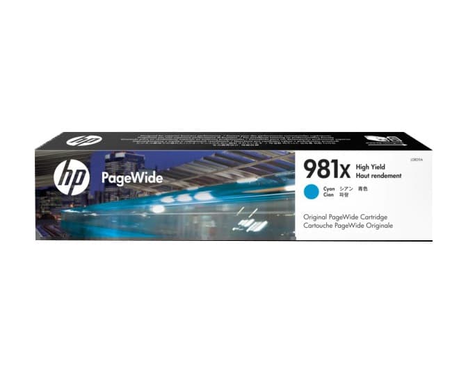 Cartus Cerneala Original HP Cyan, nr.981XL, pentru PageWide E58650|556|586, 11K, "L0R09A"