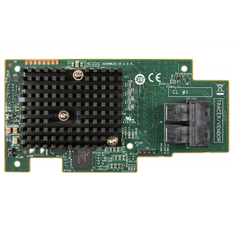 CONTROLLER RAID INTEL, port SAS inter x 8, PCIe 3.0 dual core, 12 Gb/s SAS 3.0, "RMS3JC080"