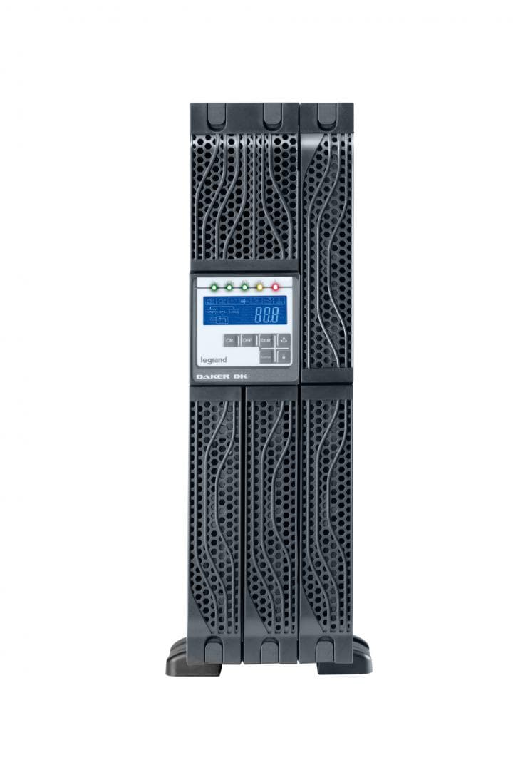 UPS LEGRAND, "DAKER DK PLUS", Online cu sinusoida pura, tower, rack AVR, IEC x 6, 20 x baterie 12V/9Ah, display LCD, back-up 11 - 20 min., "000000000000310173"