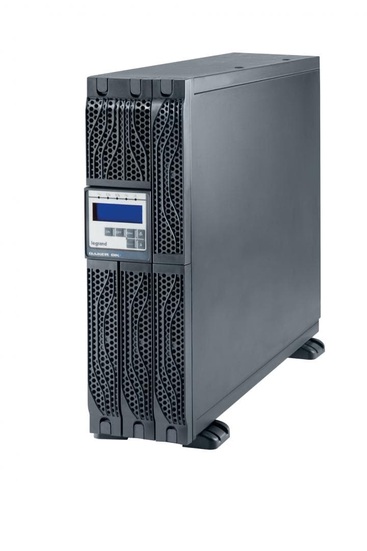UPS LEGRAND, "DAKER DK PLUS", Online cu sinusoida pura, tower, rack AVR, IEC x 6, 20 x baterie 12V/9Ah, display LCD, back-up 11 - 20 min., "000000000000310173" — miniatură