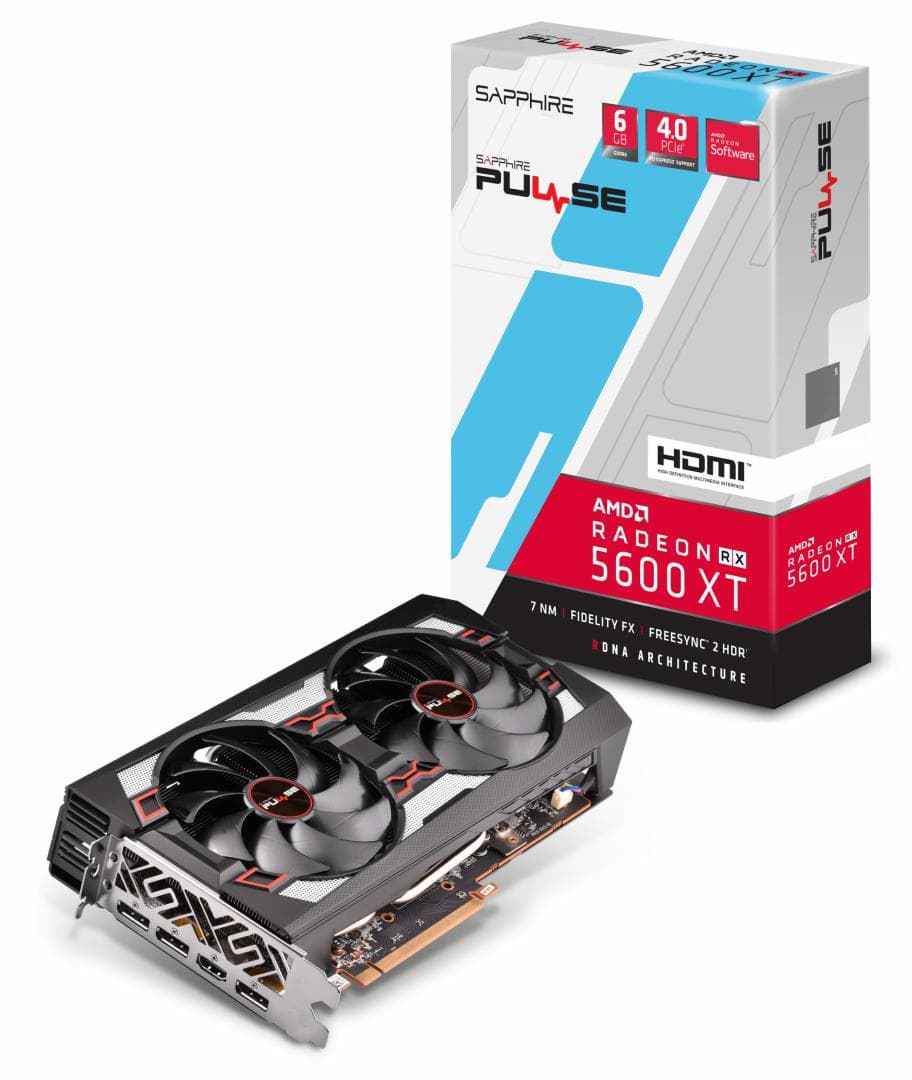 PLACA VIDEO SAPPHIRE AMD Radeon RX 5600 XT, 6 GB GDDR6 192 biti, PCI Express 4.0 x 16, HDMI, Display Port x 3, sistem racire aer activ, "11296-01-20G"