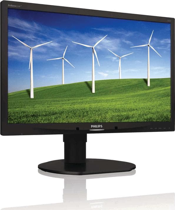 MONITOR PHILIPS 22", home, office, TFT, WSXGA+ (1680 x 1050), Wide, 250 cd/mp, 5 ms, DVI, VGA, DisplayPort, "220B4LPYCB/00" — miniatură