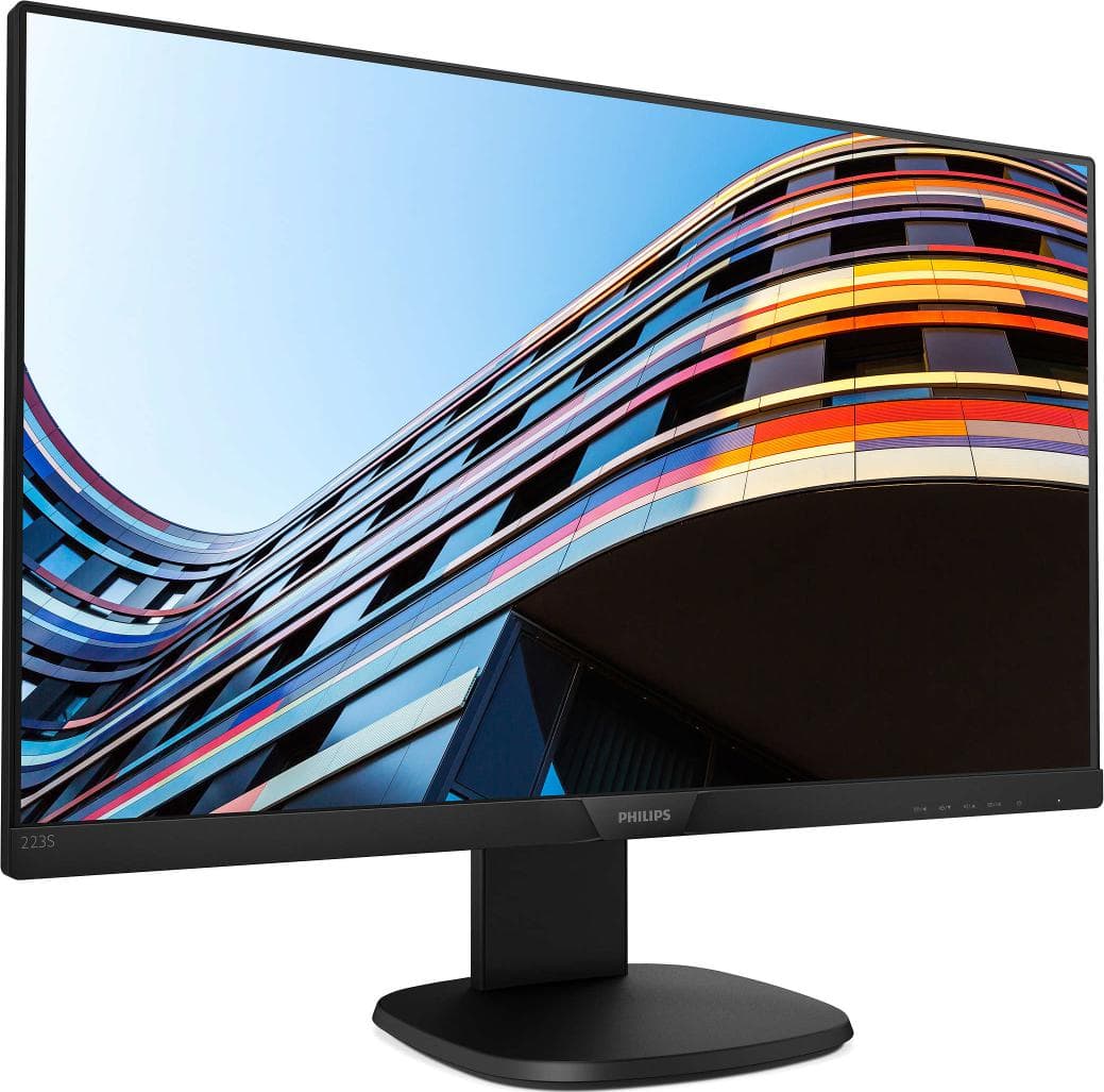 MONITOR PHILIPS 21.5", multimedia, IPS, Full HD (1920 x 1080), Wide, 250 cd/mp, 5 ms, VGA, DisplayPort, "223S7EYMB/00"