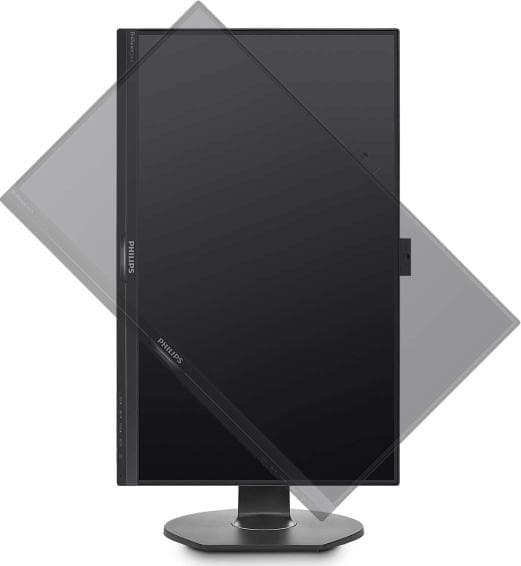 MONITOR PHILIPS 23.8", multimedia, IPS, Full HD (1920 x 1080), Wide, 250 cd/mp, 5 ms, HDMI, VGA, DisplayPort, "241B7QPJKEB/00" — miniatură