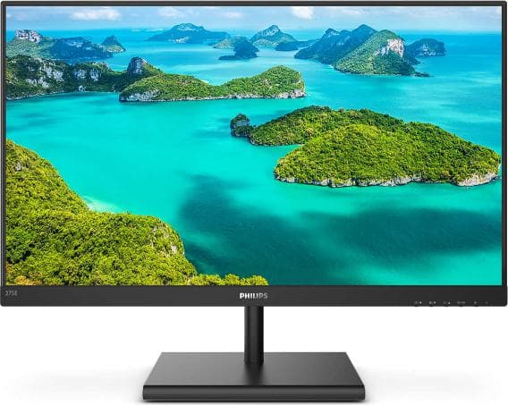 MONITOR PHILIPS 27", multimedia, IPS, WQHD (2560 x 1440), Wide, 250 cd/mp, 4 ms, HDMI, VGA, DisplayPort, "275E1S/00"