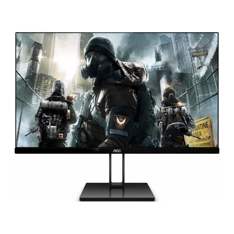 MONITOR AOC 27", home, office, IPS, Full HD (1920 x 1080), Wide, 250 cd/mp, 5 ms, HDMI, DisplayPort, "27V2Q" — miniatură