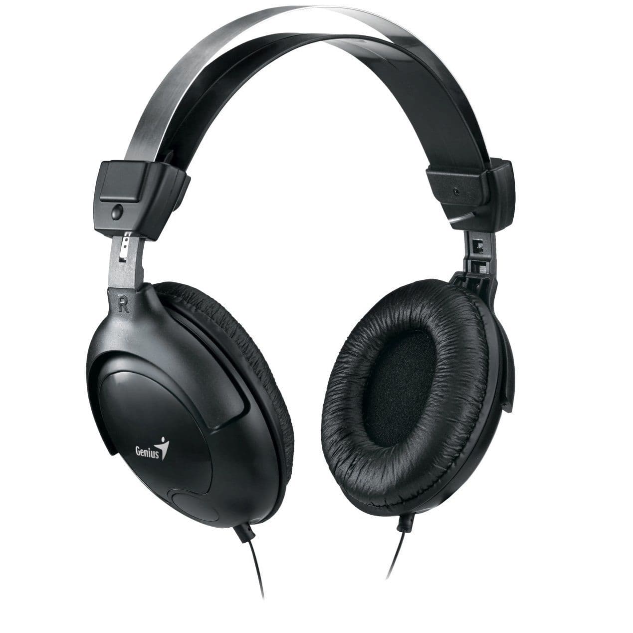 CASTI Genius, "HS-505X", cu fir, standard, utilizare multimedia, microfon pe brat, conectare prin Jack 3.5 mm, negru, "31710058101"