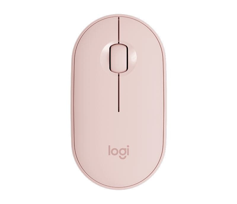 MOUSE LOGITECH, "M350", PC sau NB, wireless, Bluetooth | 2.4GHz, optic, 1000 dpi, butoane/scroll 3/1, mod dual de conectare, roz, "910-005717"