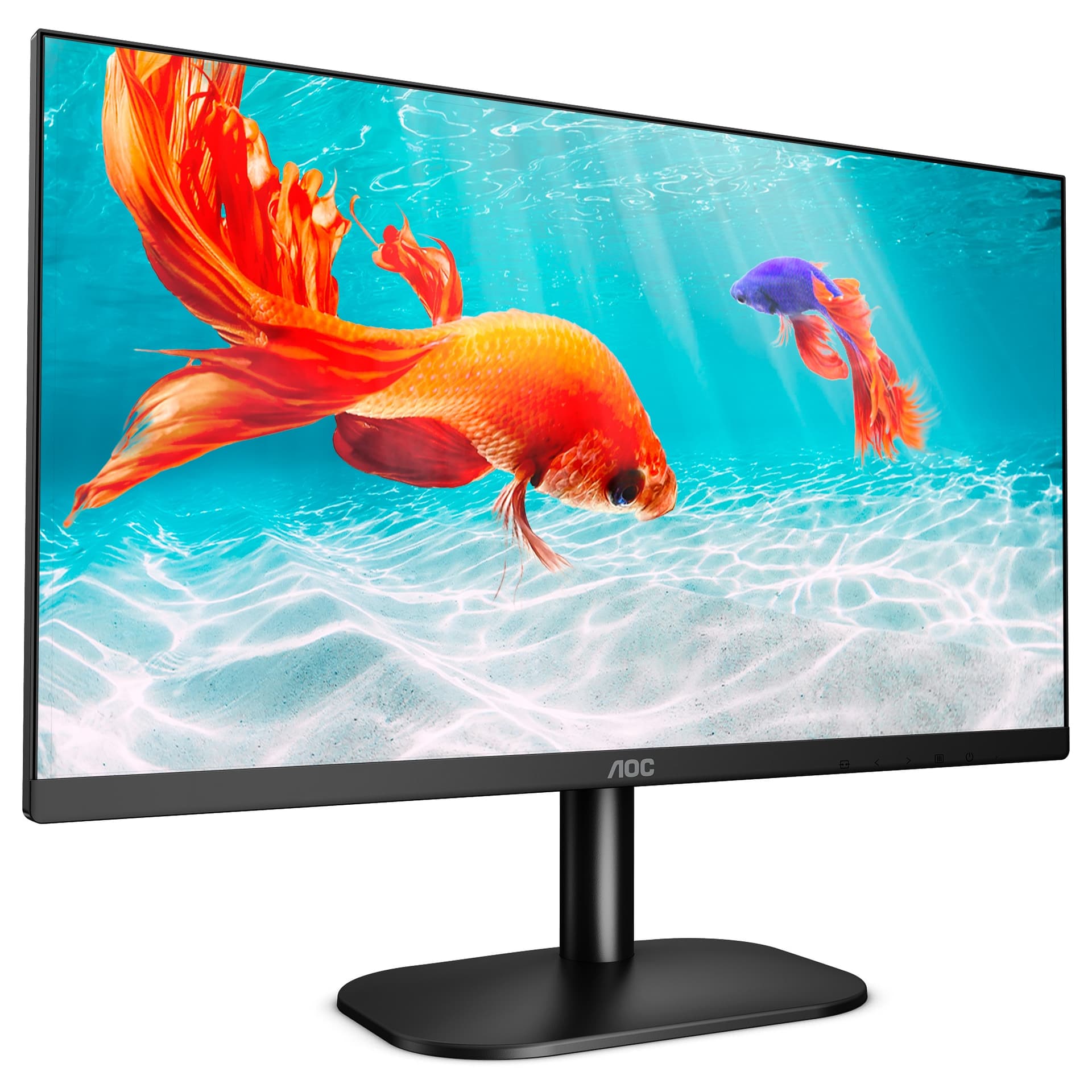 MONITOR AOC 21.5", home, office, VA, Full HD (1920 x 1080), Wide, 200 cd/mp, 6.5 ms, HDMI, VGA, 45507109 "22B2H" — miniatură