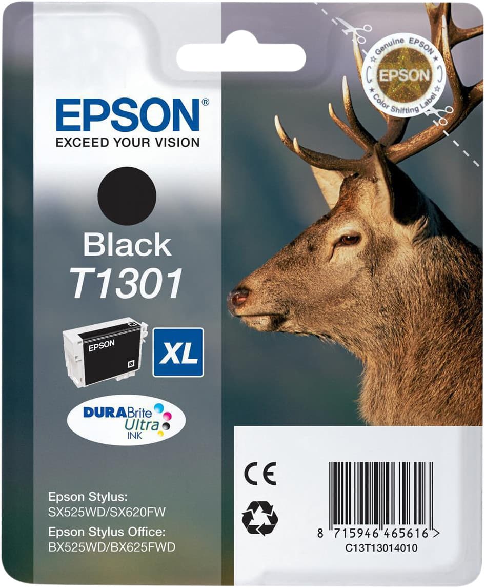 Cartus Cerneala Original Epson Black, C13T13014010, pentru STYLUS SX525, "C13T13014010"