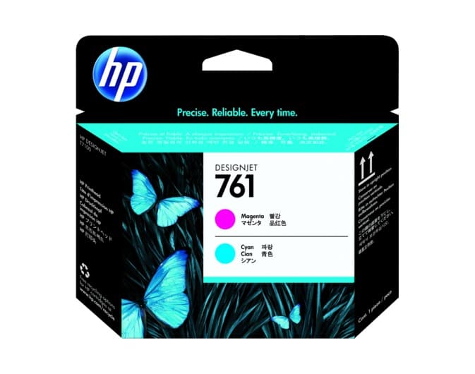 Cap Printare Original HP Magenta/Cyan, nr.761, pentru Designjet T7100|T7201, "CH646A"