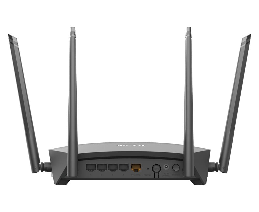 ROUTER D-Link wireless 1900Mbps,1 x WAN Gigabit, 4 porturi Gigabit, 2.4 Ghz/5 Ghz dual band, 4 antene externe, securitate WPA3 "DIR-1950" — miniatură