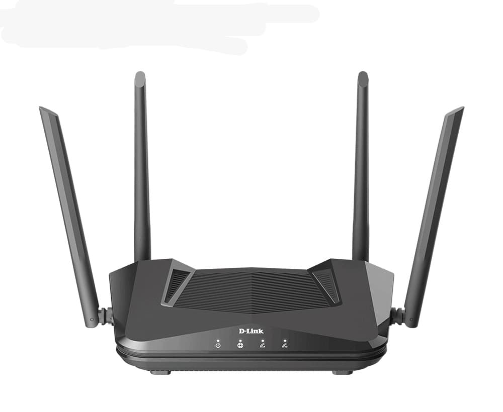 ROUTER D-Link wireless 1500Mbps,1 x WAN Gigabit, 4 porturi Gigabit, 2.4 Ghz/5 Ghz dual band, 4 antene externe, WI-FI 6 "DIR-X1560"