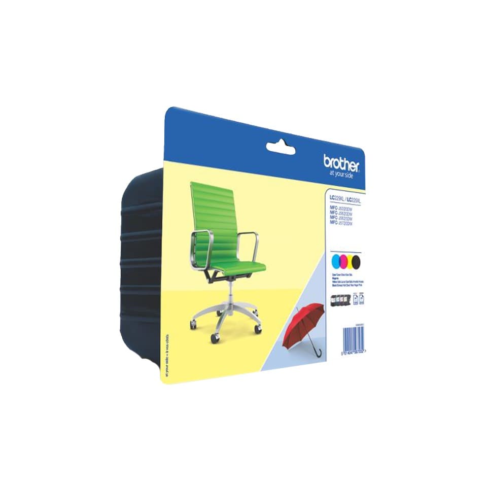 Combo-Pack Original Brother, LC229XL, pentru MFC-J5320|J5620|J5720, "LC229XLVALBP"