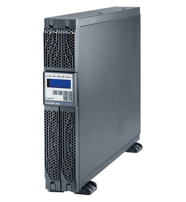 UPS LEGRAND, "DAKER DK +", Online cu sinusoida pura, tower, rack, 2000VA/1800W, AVR, IEC x 6, 6 x baterie 12V/7.2Ah, display LCD, back-up 21 - 30 min., "LN310171"