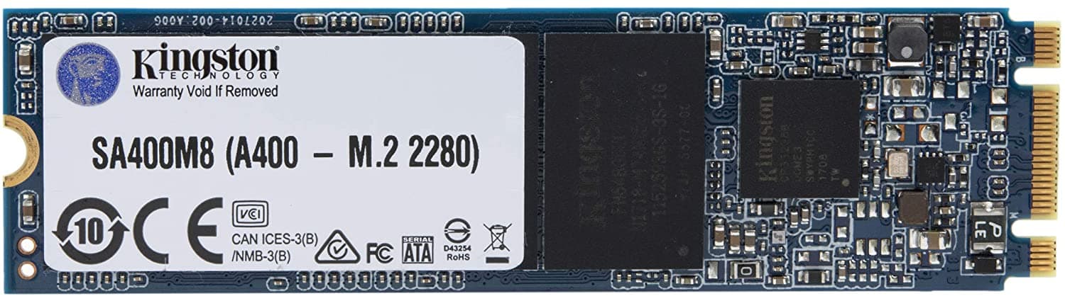 SSD KINGSTON, A400, 480 GB, M.2, S-ATA 3, 3D Nand, R/W: 500/450 MB/s, "SA400M8/480G"