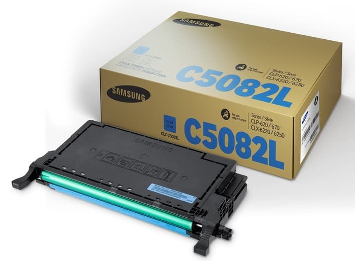 Toner Original Samsung Cyan, C5082L, pentru CLP-620|CLP-670, 4K, "SU055A"