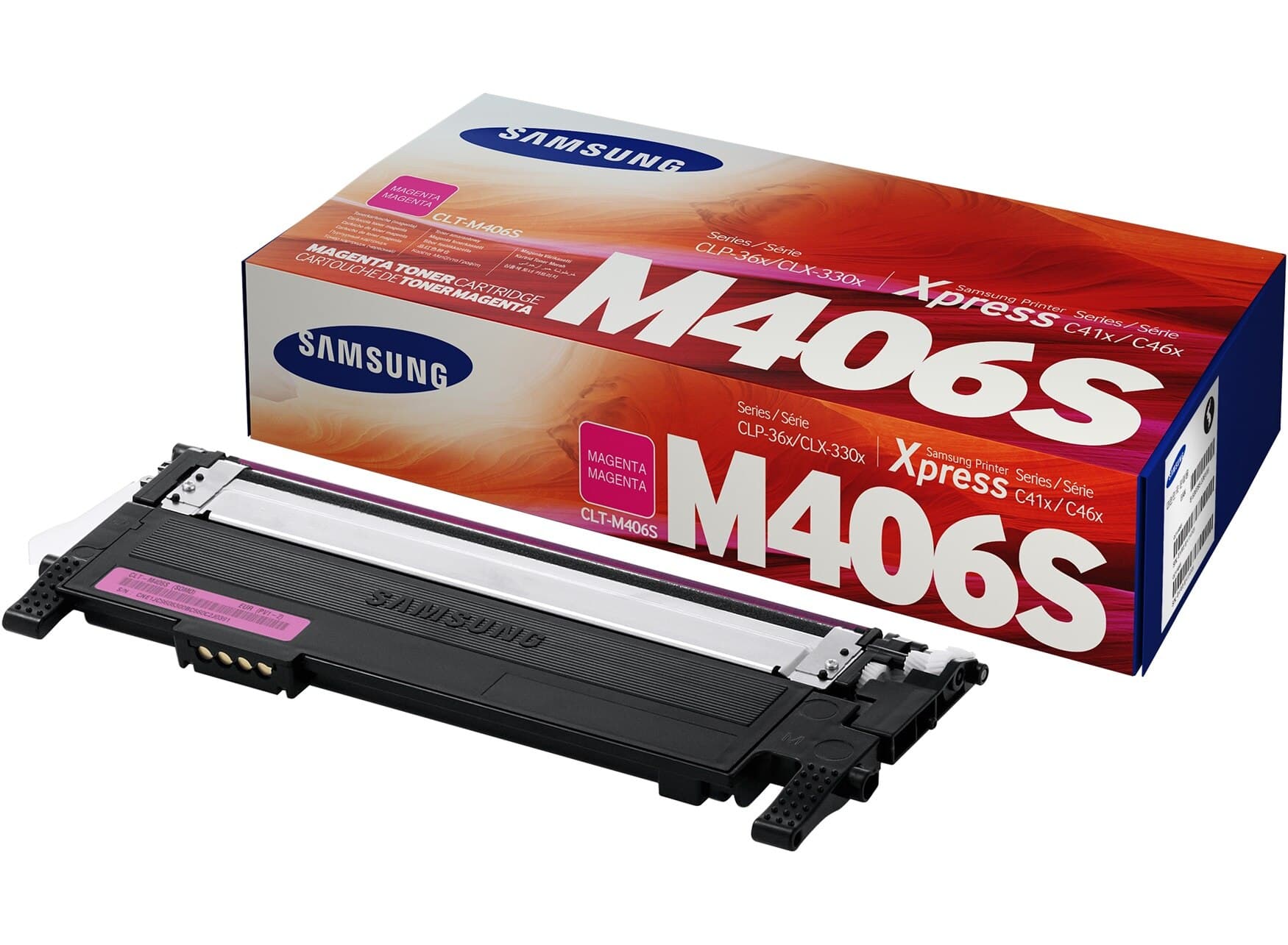 Toner Original Samsung Magenta, M406S, pentru CLP-360|365||CLX-3300|3305, 1K, "SU252A"