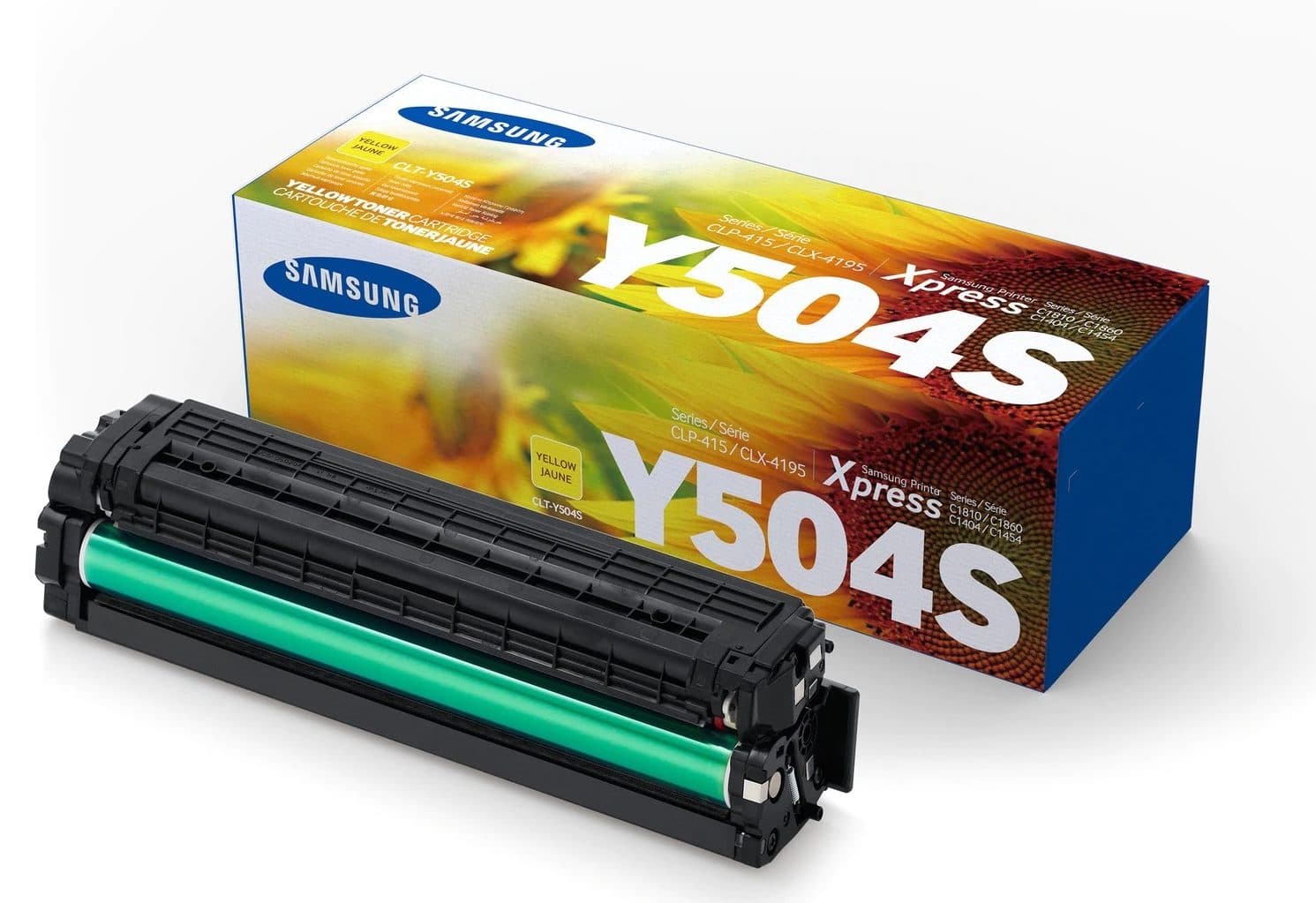 Toner Original Samsung Yellow, Y504S, pentru CLP-415NW|CLX-4195FN|CLX-4195FW|CLX-4195N|SL-C1810W, 1.8K, "SU502A"