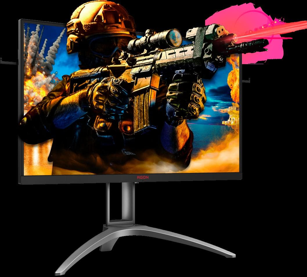 MONITOR AOC 27" gaming, TN, WQHD (2560 x 1440), Wide, 400 cd/mp, 0.5 ms, HDMI x 2, DisplayPort x 2, "AG273QZ" — miniatură