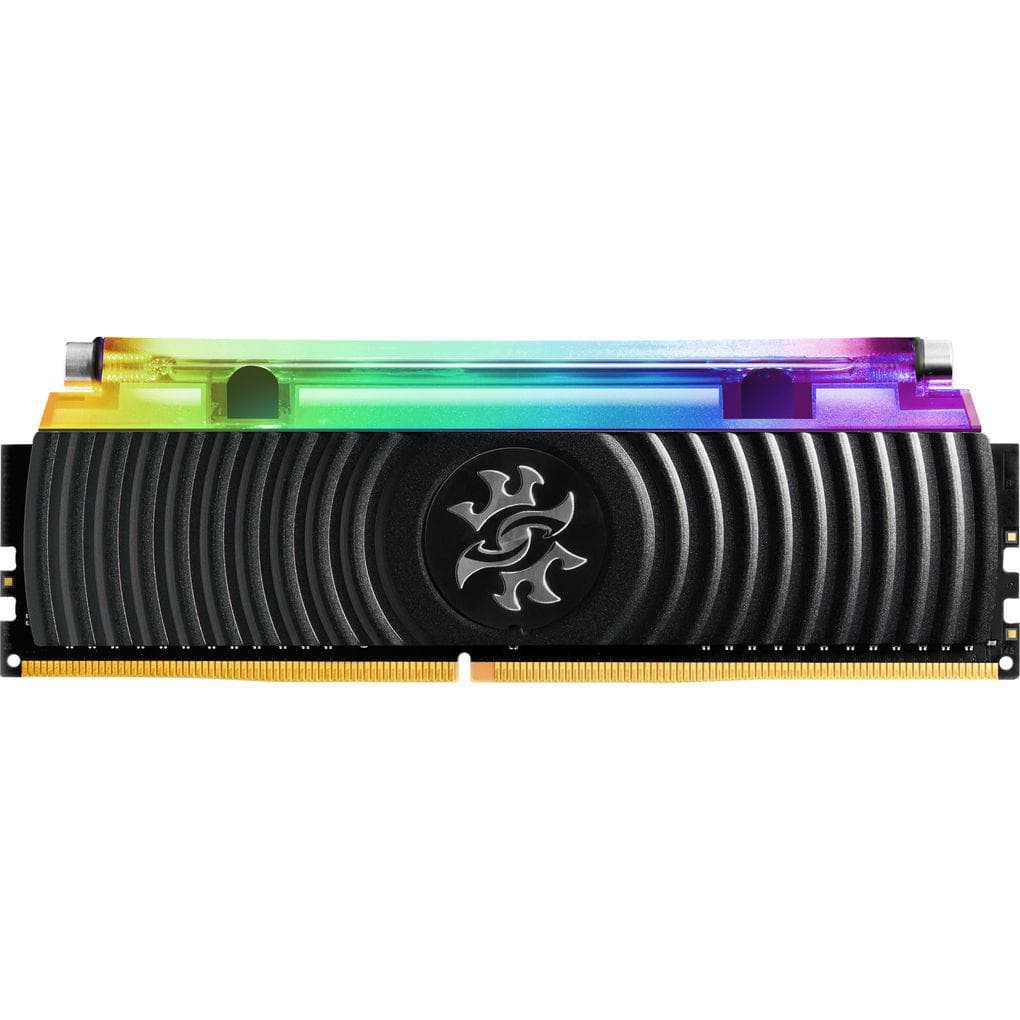 Memorie DDR Adata - gaming DDR4 16 GB, frecventa 3000 MHz, 8 GB x 2 module, radiator, iluminare RGB, "AX4U300038G16A-DB8" — miniatură
