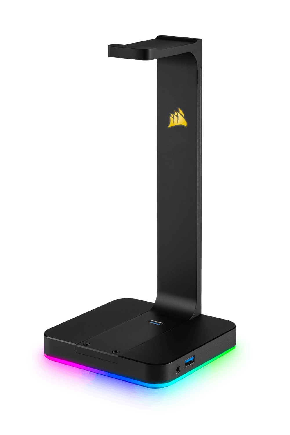 SUPORT casti Corsair, "ST100 RGB", conectare prin USB 3.1 x 2, negru, "CA-9011167-EU"