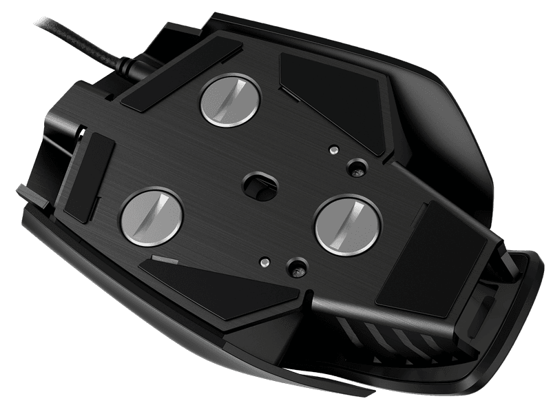 MOUSE CORSAIR, "M65 PRO RGB", gaming, cu fir, USB, optic, 12000 dpi, butoane/scroll 8/1, iluminare, butoane programabile, negru, "CH-9300011-EU" — miniatură