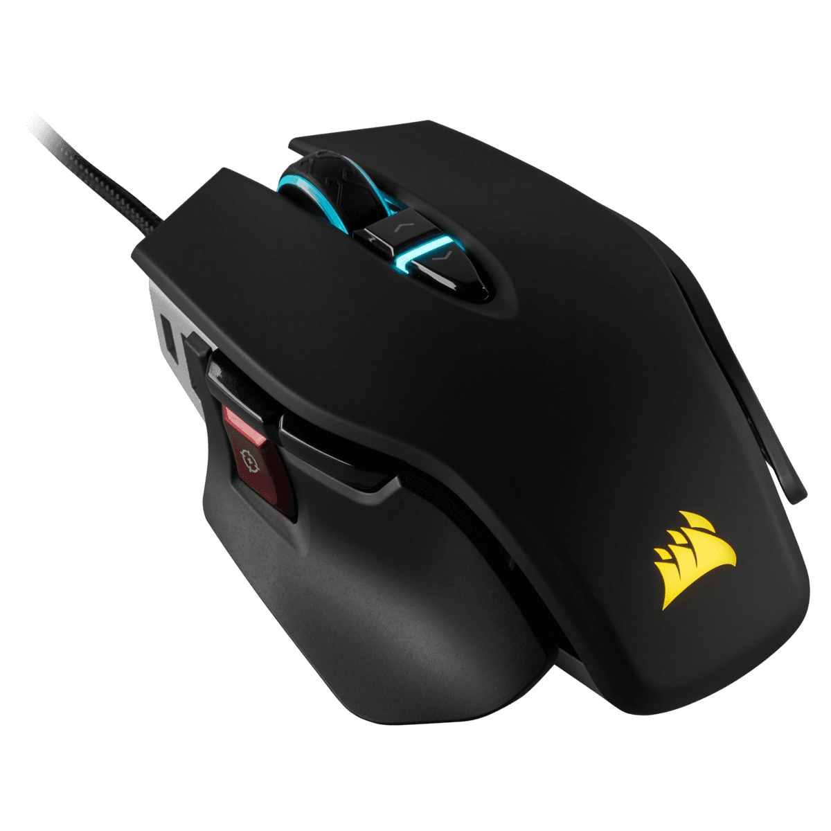 MOUSE CORSAIR, "M65 RGB ELITE", gaming, cu fir, USB, optic, 18000 dpi, butoane/scroll 8/1, iluminare, butoane programabile, negru, "CH-9309011-EU"