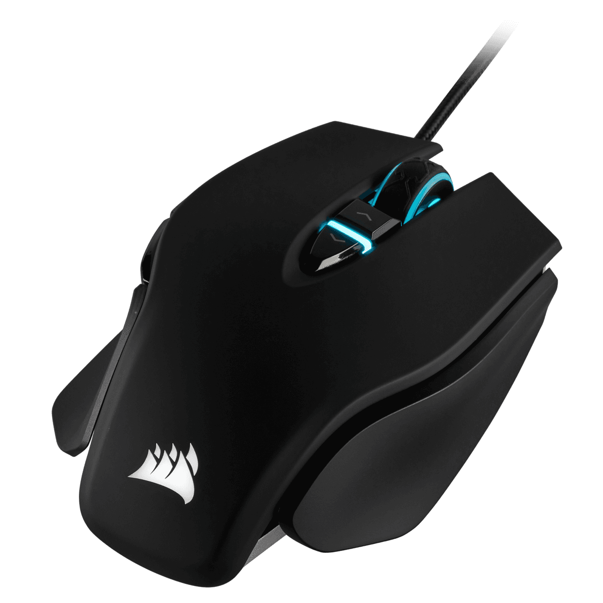 MOUSE CORSAIR, "M65 RGB ELITE", gaming, cu fir, USB, optic, 18000 dpi, butoane/scroll 8/1, iluminare, butoane programabile, negru, "CH-9309011-EU" — miniatură
