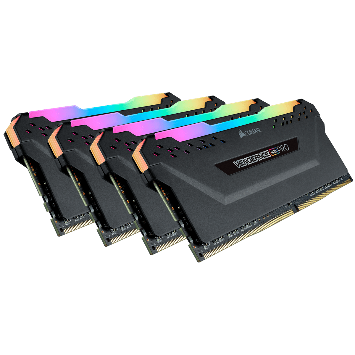 Memorie DDR Corsair DDR4 32 GB, frecventa 3600 MHz, 8 GB x 4 module, radiator, iluminare RGB, "CMW32GX4M4D3600C18"