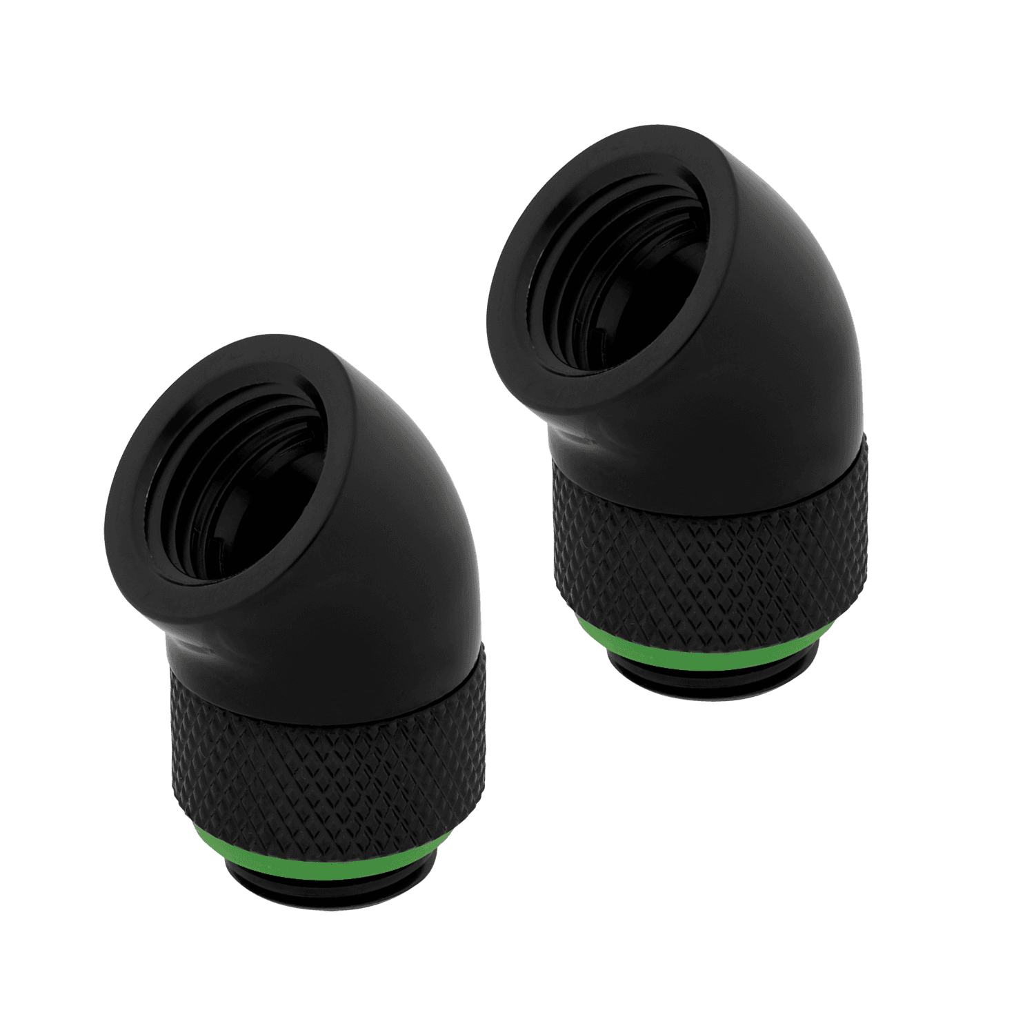 FITTING adaptor CORSAIR, filet G1/4", fitting angled rotary 45°, black, "CX-9055002-WW"
