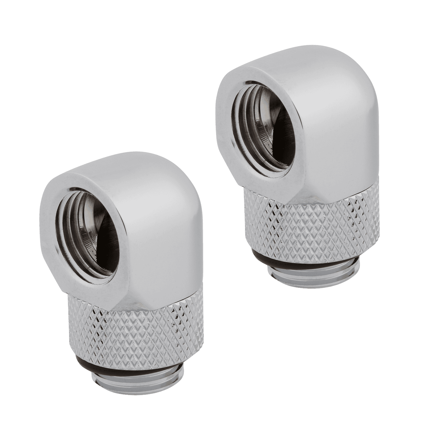 FITTING adaptor CORSAIR, filet G1/4", fitting angled rotary 90°, chrome, "CX-9055008-WW"