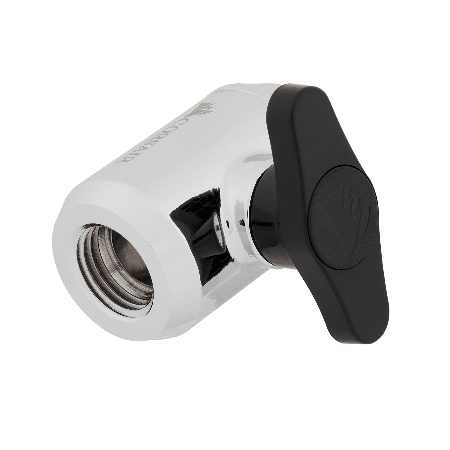 VALVA lichid CORSAIR, filet G1/4", material cupru / alama, chrome, "CX-9055020-WW" — miniatură