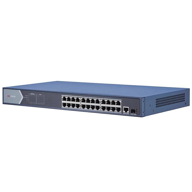 SWITCH PoE HIKVISION, port Gigabit x 24, SFP SFP x 1, managed, rackabil, carcasa metalica, "DS-3E0526P-E"