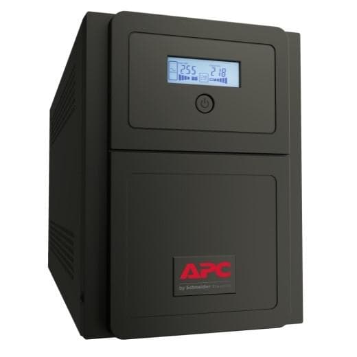 UPS APC, " Easy UPS SMV", Line Int. cu management, mini tower, 1500VA/1050W, AVR, IEC x 6, back-up 11 - 20 min., "SMV1500CAI"