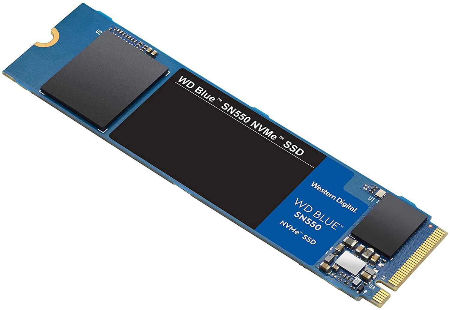 SSD WD, Blue SN550, 250 GB, M.2, PCIe Gen3.0 x4, 3D Nand, R/W: 2400/950 MB/s, "WDS250G2B0C" — miniatură