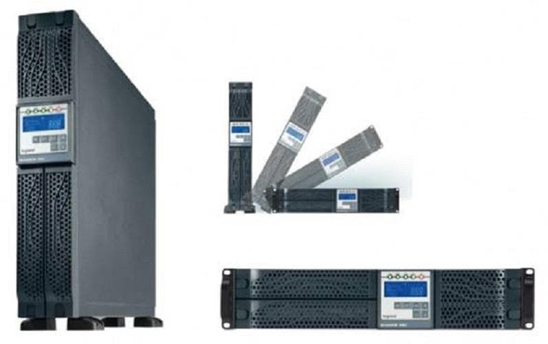 UPS LEGRAND, "DAKER DK PLUS", Online cu sinusoida pura, tower, rack AVR, IEC x 6, 6 x baterie 12V/9Ah, display LCD, back-up 11 - 20 min., "000000000000310172" — miniatură