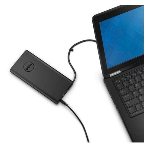 POWER BANK DELL 18.000 mAh, USB 2.0 x 2, incarcare prin AC, 5 V, 2.1 A, negru, "451-BBMV" — miniatură