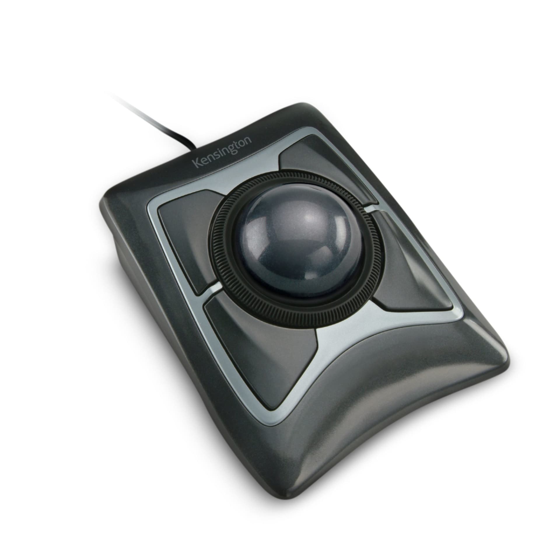 MOUSE Kensington - trackball, "Expert", trackball, cu fir, USB, optic, nespecificat, butoane/scroll 4/1, trackball, negru, "64325"