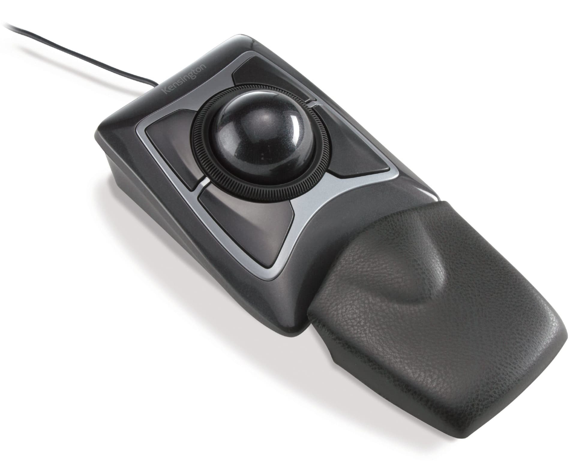 MOUSE Kensington - trackball, "Expert", trackball, cu fir, USB, optic, nespecificat, butoane/scroll 4/1, trackball, negru, "64325" — miniatură