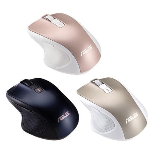 MOUSE Asus, "MW202", PC sau NB, wireless, 2.4GHz, optic, 4000 dpi, butoane/scroll 6/1, alb / albastru, "90XB066N-BMU000" — miniatură