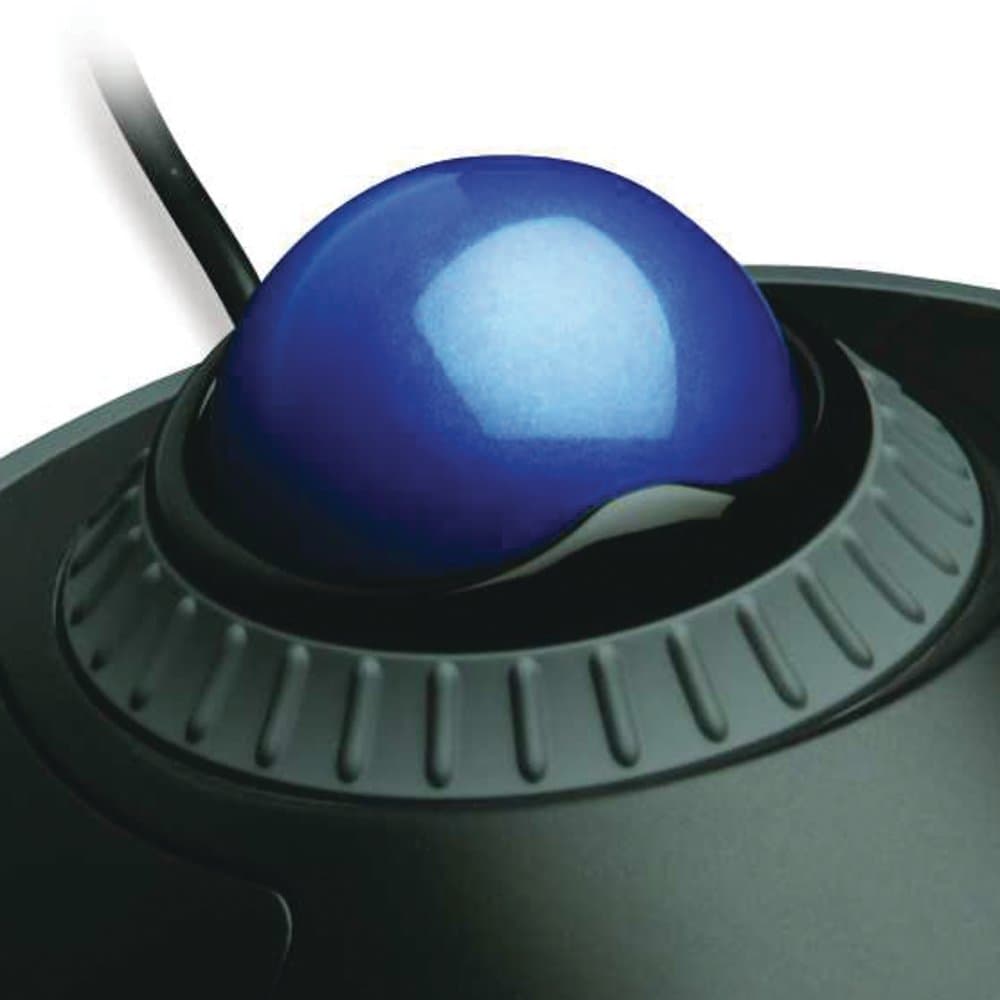 MOUSE Kensington - trackball, "Orbit", trackball, cu fir, USB, optic, nespecificat, butoane/scroll 2/1, trackball, negru, "K72337EU" — miniatură