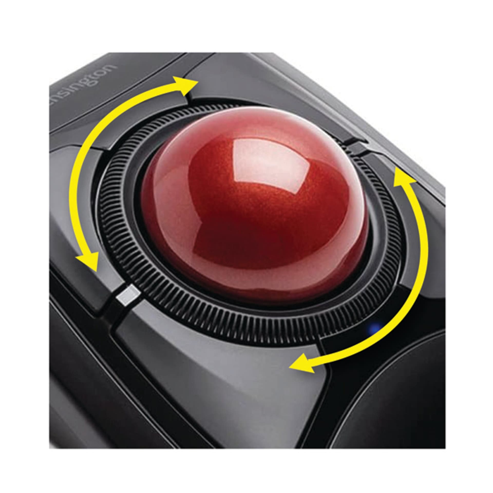 MOUSE Kensington - trackball, "Expert", trackball, wireless, Bluetooth | 2.4GHz, optic, nespecificat, butoane/scroll 4/1, mod dual de conectare, trackball, negru, "K72359WW" — miniatură