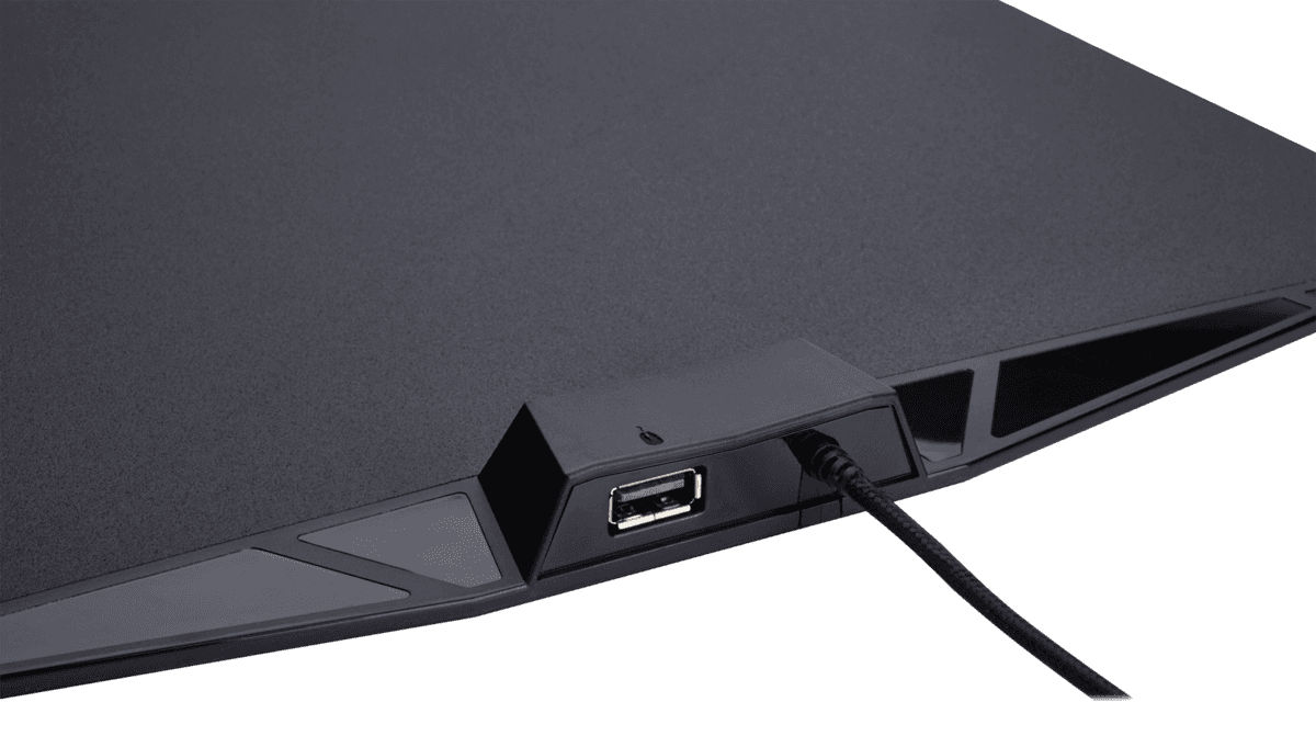 Mouse PAD CORSAIR, "MM800 RGB Polaris", gaming , cu led, plastic, 350 x 260 x 5 mm, negru , iluminat RGB, "CH-9440020-EU" — miniatură