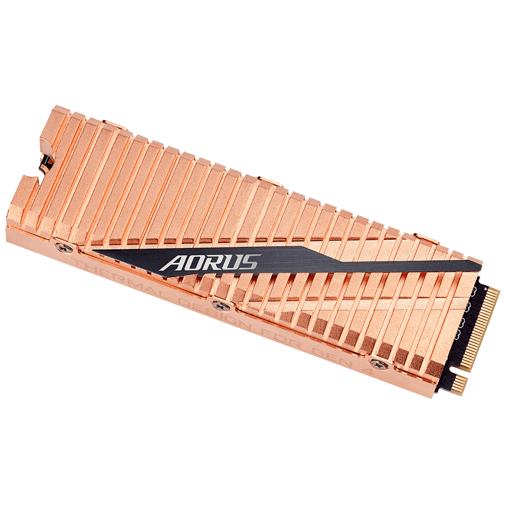 SSD GIGABYTE, 1 TB, M.2, PCIe Gen4.0 x4, 3D TLC Nand, R/W: 5000/4400 MB/s, "GP-ASM2NE6100TTTD"
