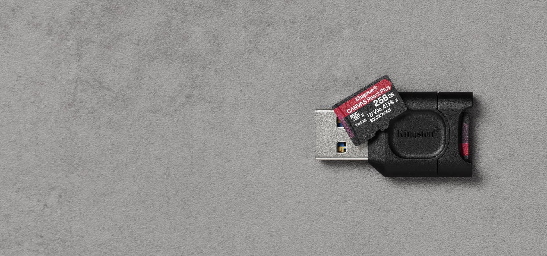 CARD READER KINGSTON, 64 GB, MicroSDXC, clasa 10, standard UHS-II U3, "MLPMR2/64GB"