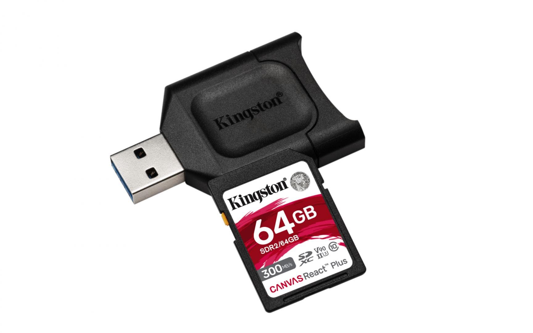 CARD READER KINGSTON, 64 GB, SDXC, clasa 10, standard UHS-II U3, "MLPR2/64GB"