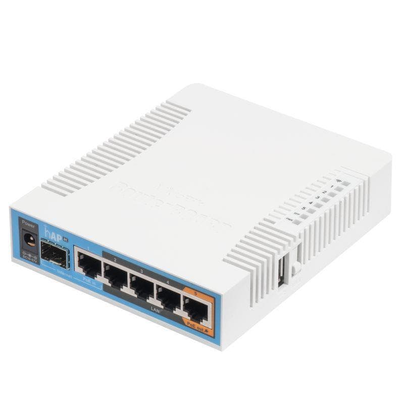 ROUTER MIKROTIK wireless, 1750 Mbps, porturi Gigabit x 4, antena interna x 3, dual band, "RB962UiGS-5HacT2HnT"