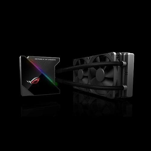 COOLER ASUS, skt. universal, racire cu lichid, vent. 120 mm x 2, 2000 rpm, LED RGB,"ROG RYUJIN 240"