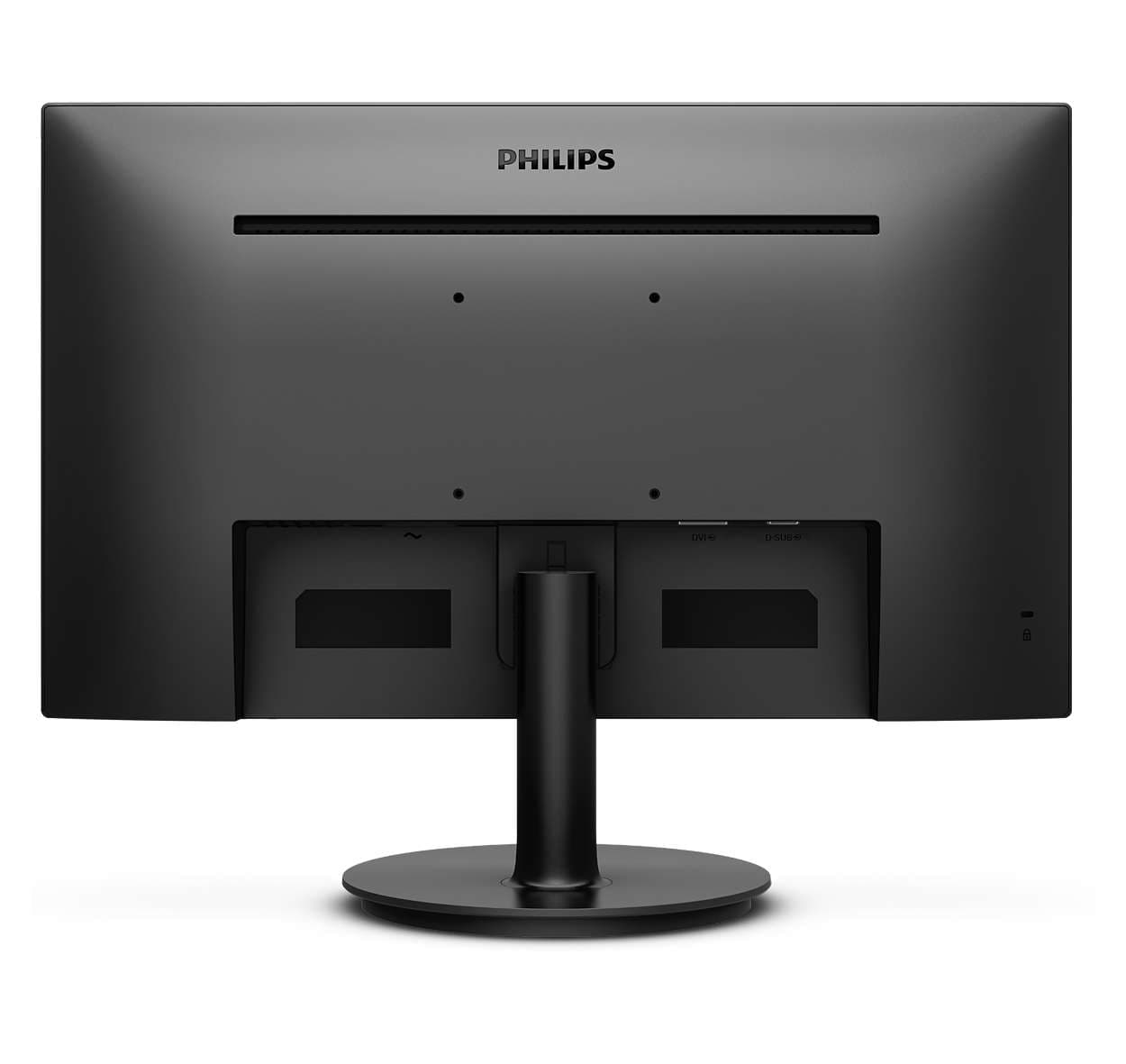 MONITOR PHILIPS 21.5", home, office, VA, Full HD (1920 x 1080), Wide, 200 cd/mp, 4 ms, DVI, VGA, "220V8/00" — miniatură